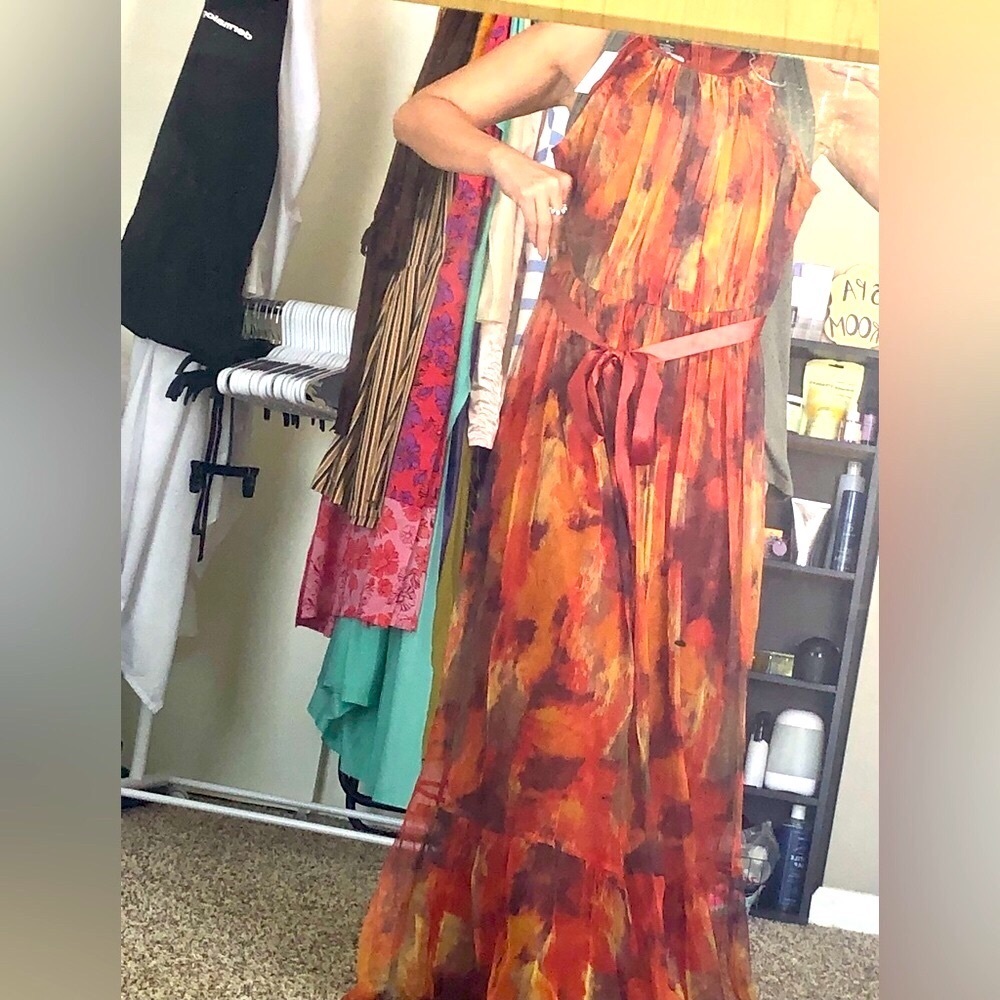 Fall Multicolor maxi dress - Picture 3 of 8
